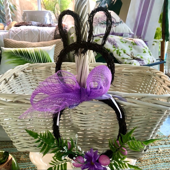 Massive White Easter Basket Garden Basket - Picture 1 of 7